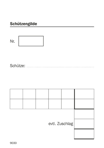 Auswertungsblock 10er Seite (9030)